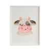 Painting Crochetts Multicolour MDF Wood 33 x 43 x 2 cm Cow