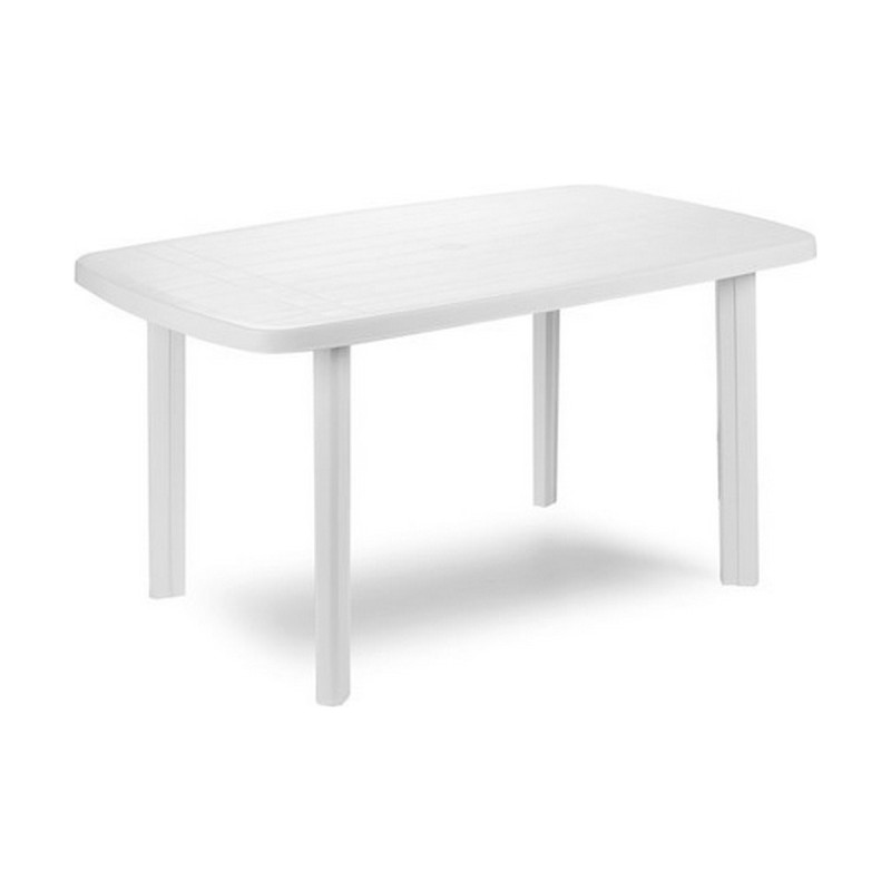 Side table IPAE Progarden 08330100 White Resin (72 x 137 x 85 cm )