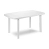 Side table IPAE Progarden 08330100 White Resin (72 x 137 x 85 cm )