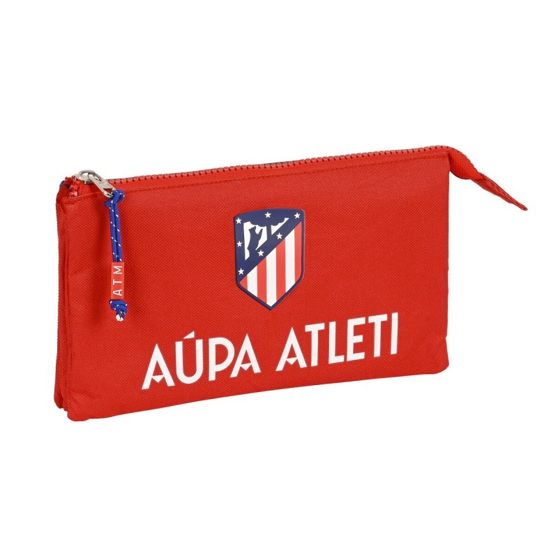 Triple Carry-all Atlético Madrid Red Navy Blue (22 x 12 x 3 cm)