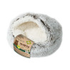 Cat Bed MPETS Eco Snugo Grey