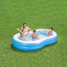 Inflatable Paddling Pool for Children Bestway 262 x 157 x 46 cm