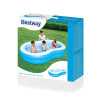 Inflatable Paddling Pool for Children Bestway 262 x 157 x 46 cm