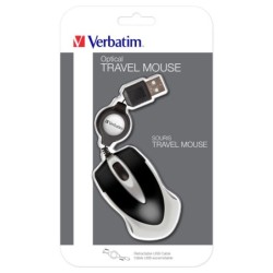 Optical mouse Mini Travel Verbatim GO MINI TRAVEL Black