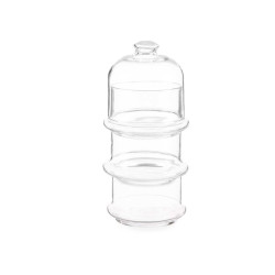 Jar Patisserie Chocolates Transparent Glass 10 x 25 x 10 cm (6 Units)