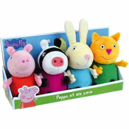 Fluffy toy Jemini Peppa Pig Set 4 Units