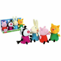 Fluffy toy Jemini Peppa Pig Set 4 Units