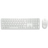 Keyboard and Wireless Mouse Dell KM5221W-WH White Qwerty US