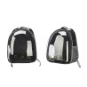 Pet Backpack Black Transparent 33 x 12 x 42 cm