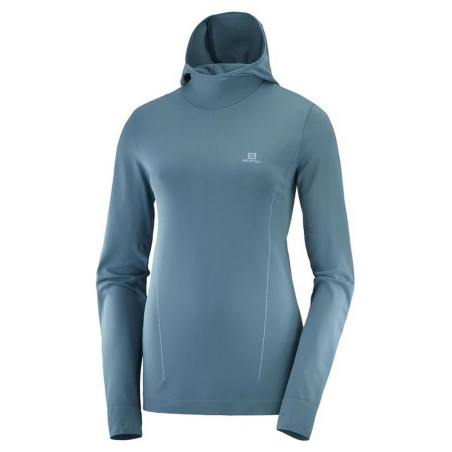 Women's long sleeve T-shirt Salomon Comet Seamless Blue