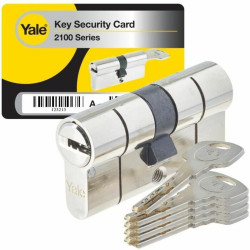 Security cylinder Yale 30 x 40 mm Brass