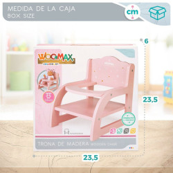 Chair for Dolls Woomax 16,5 x 21 x 20 cm Pink 6 Units