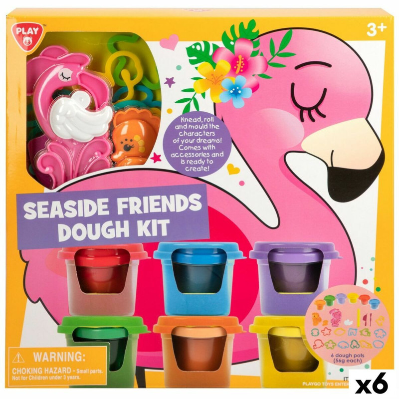 Modelling Clay Game PlayGo Seaside Friends (6 Units)