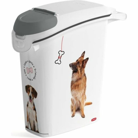 Pet food jar Curver 241097 White 10 kg