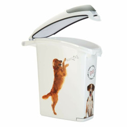 Pet food jar Curver 241097 White 10 kg