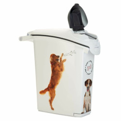 Pet food jar Curver 241097 White 10 kg