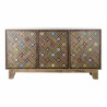 Sideboard DKD Home Decor Dark brown Multicolour Mango wood