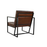 Armchair DKD Home Decor Brown Black Metal 75 x 89 x 90 cm