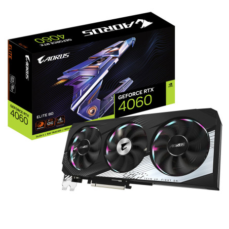 Graphics card Gigabyte GV-N4060AORUS E-8GD Geforce RTX 4060 GDDR6