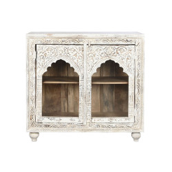 Sideboard Home ESPRIT White Crystal Mango wood 107 x 43 x 101 cm