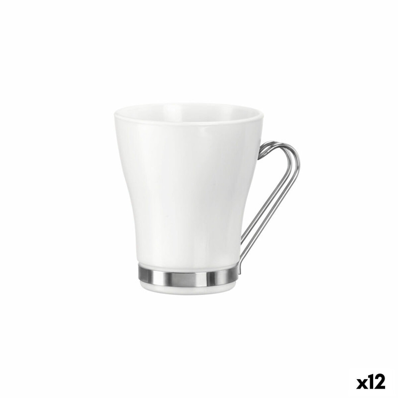 Cup Bormioli Rocco Oslo White Glass 230 ml (12 Units)