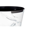 Rubbish bin White Marble 10 L (24 Units)