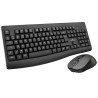 Keyboard and Mouse Bluestork Clavier Souris Sans Fil Black