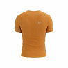 Men’s Short Sleeve T-Shirt Compressport Perforance SS Dark Orange