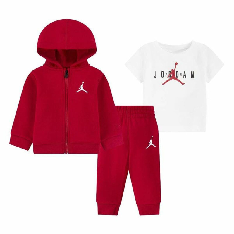 Sports Outfit for Baby Jordan Essentials Fleeze Box White Red