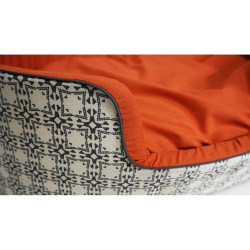 Dog Bed Tyrol Orange M 70 x 60 x 23 cm