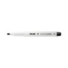 felt-tip pens Milan Whiteboard 12 Units Black PVC