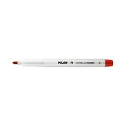 felt-tip pens Milan Whiteboard 12 Units Red PVC