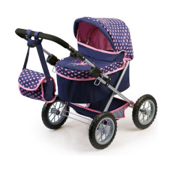 Doll Stroller Reig Blue Pink 45 cm