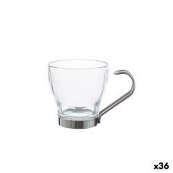 Set of Mugs La Mediterránea Lubeca 175 ml Tea 36 Units (2 Pieces)