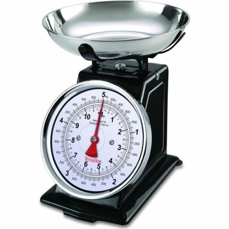 kitchen scale Terraillon Retro Deco Black 5 kg 1 L