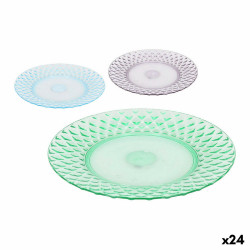 Serving Platter La Mediterránea Diamond polystyrene 30 x 30 x 3 cm (24 Units) (Ø 30 cm)