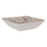 Salad Bowl La Mediterránea Grecia Porcelain 18 x 18 x 5 cm (24 Units)