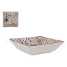 Salad Bowl La Mediterránea Grecia Porcelain 18 x 18 x 5 cm (24 Units)