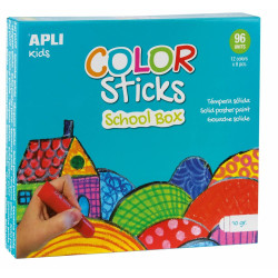 Solid tempera Apli Multicolour 96 Pieces