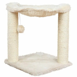 Cat scratching post Trixie Baza Cream Wood Sisal 50 cm