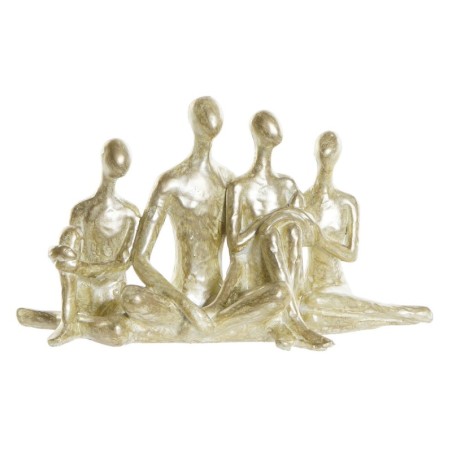 Decorative Figure DKD Home Decor Golden Family 21 x 8 x 12 cm