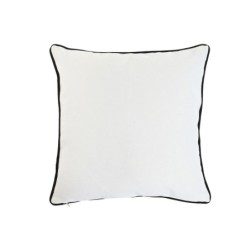 Cushion Home ESPRIT White Black Printed 45 x 15 x 45 cm