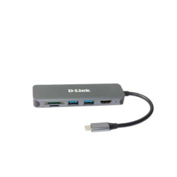 USB Hub D-Link DUB-2327 Black