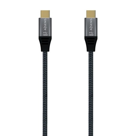 USB-C Cable Aisens A107-0634 2 m Grey (1 Unit)