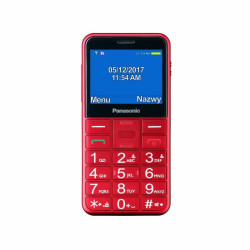 Mobile telephone for older adults Panasonic KX-TU155EXRN Red