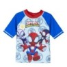 Bathing T-shirt Spidey Blue Red