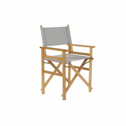 Garden chair DKD Home Decor Grey Natural Pinewood 56 x 48 x 87 cm (56 x 48 x 87 cm)