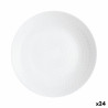 Deep Plate Luminarc Pampille White Glass (20 cm) (24 Units)