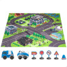 Play mat Speed & Go Accessories Cars Road Cloth Plastic (6 Units)