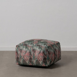 Pouffe Feathers Polyester 60 x 60 x 30 cm